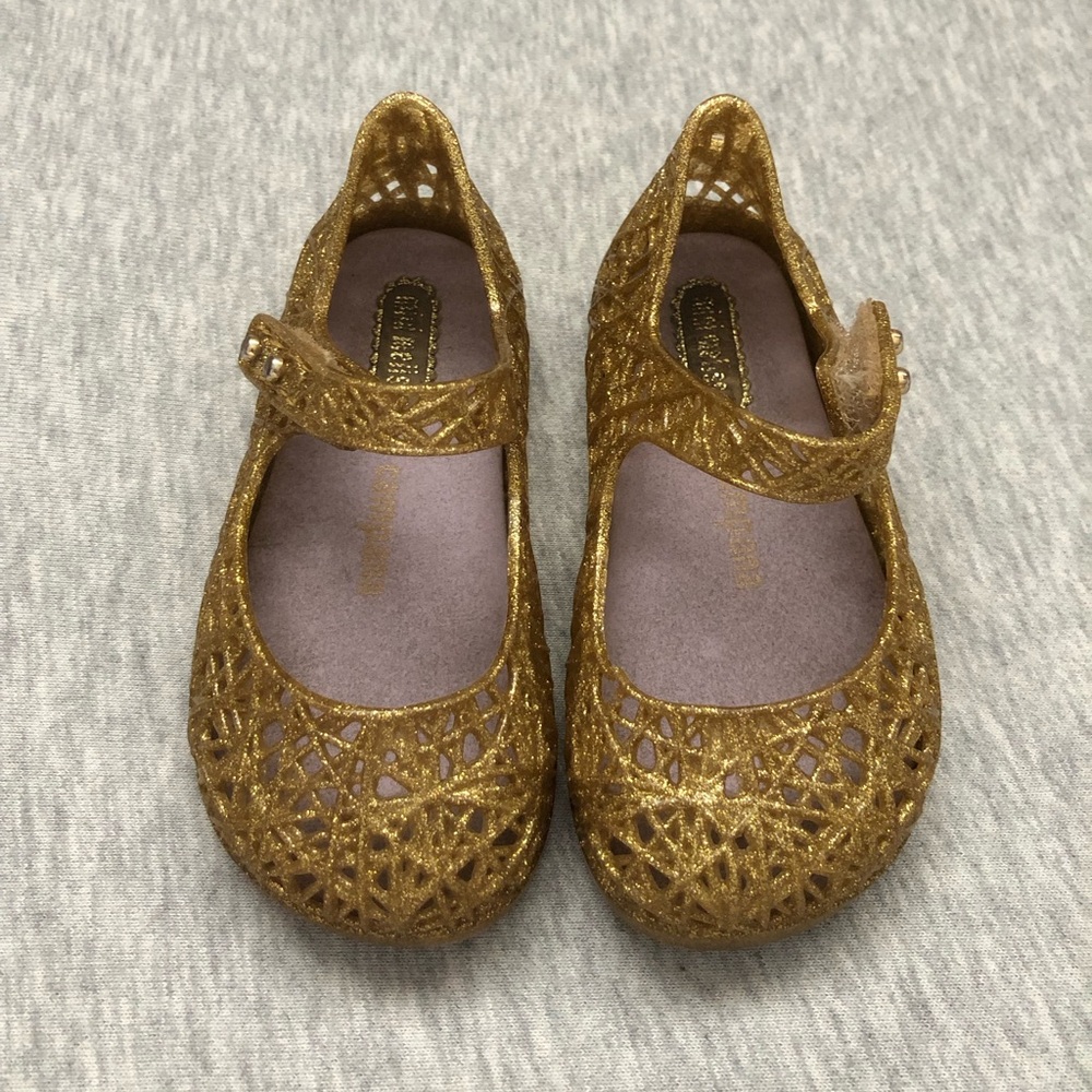 Mini Melissa Campana Papel Flats Size: US 6 EUR 21